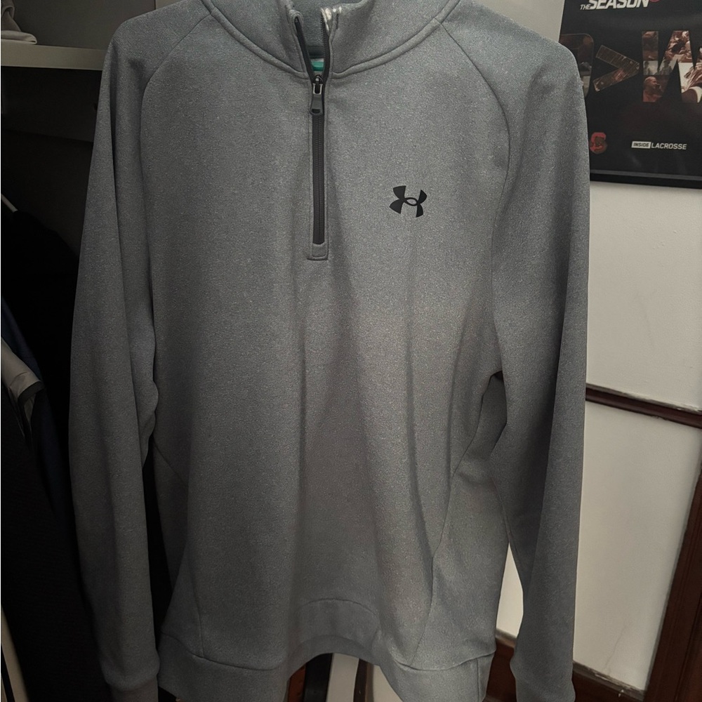 Under Armour Silver Quarter-Zip Pullover
